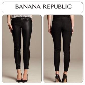 Banana Republic Sloan Fit Pleather Pants